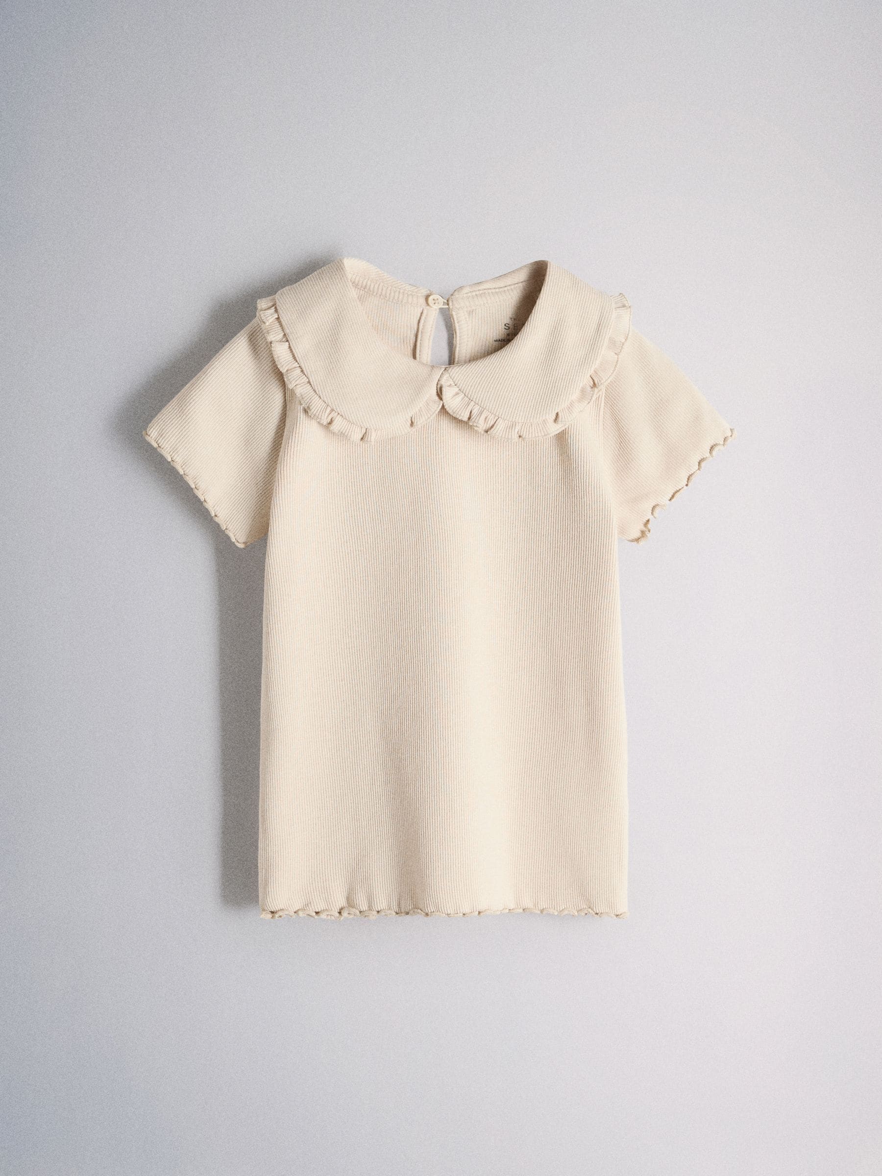 Dsiney Kidz - The Set 4 Pack Short Sleeve Rib Jersey Collared Tops Pink/Grey/Beige/White image 2
