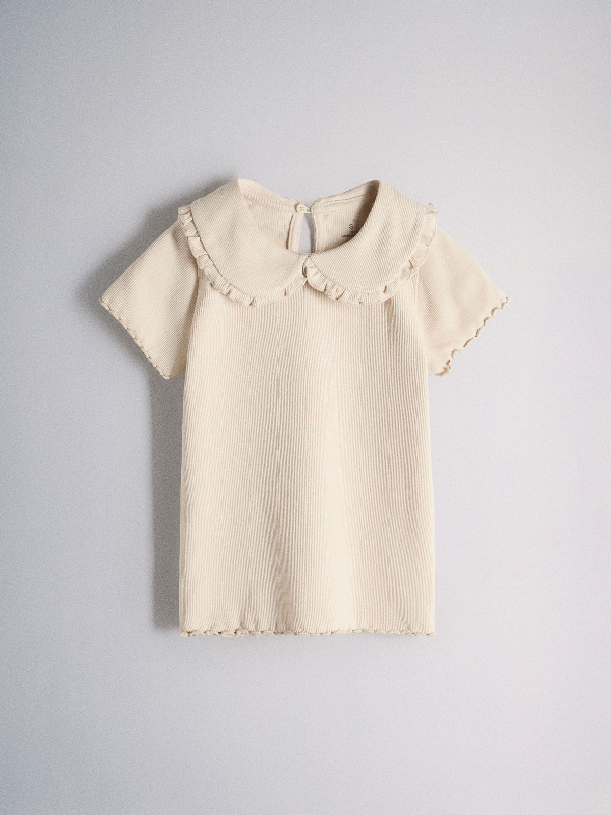Dsiney Kidz - The Set 4 Pack Short Sleeve Rib Jersey Collared Tops Pink/Grey/Beige/White image 2