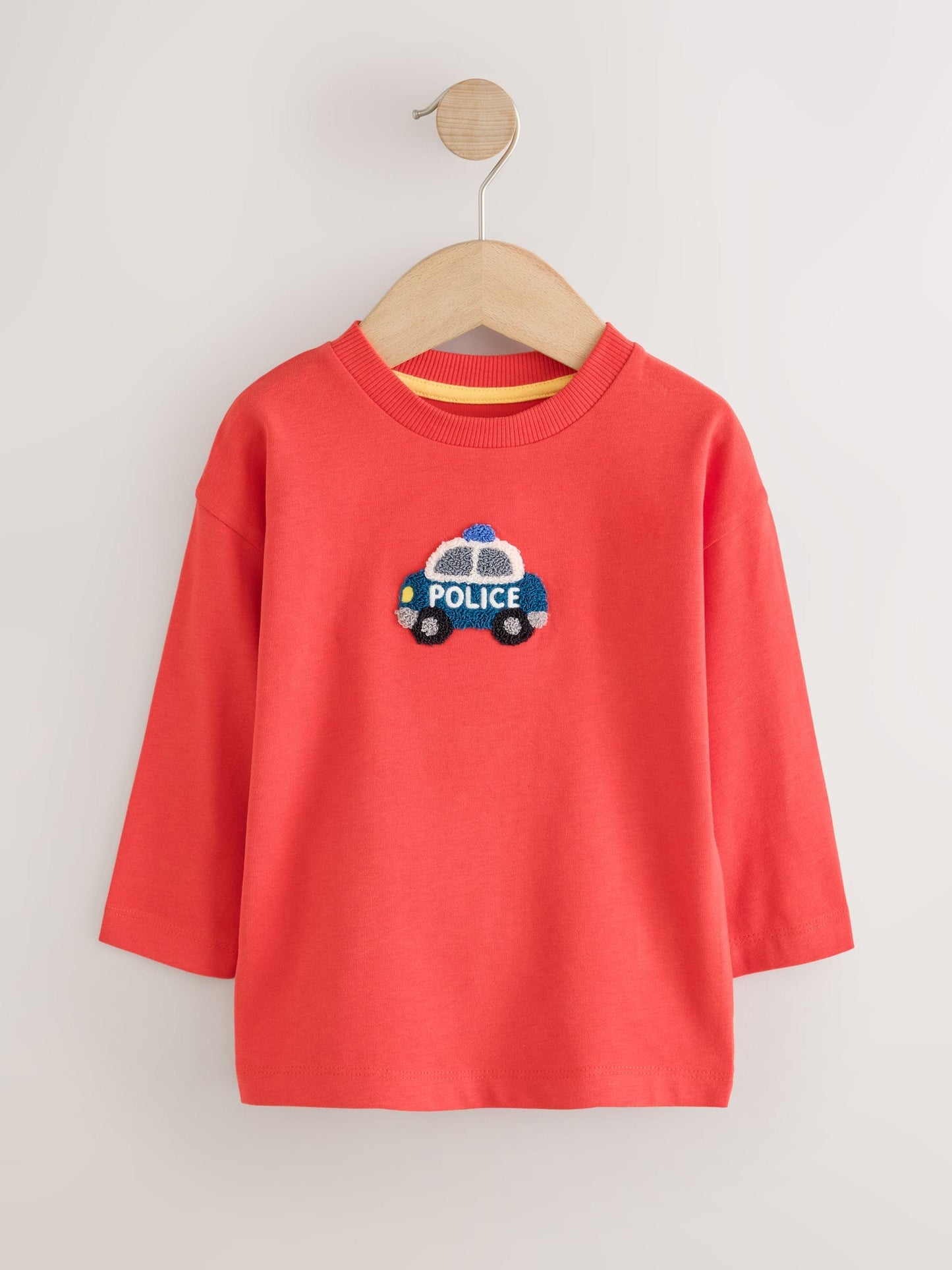 Dsiney Kidz - Multi Bright Transport Long Sleeve Applique T-Shirts 3 Pack (3mths-7yrs) image 2