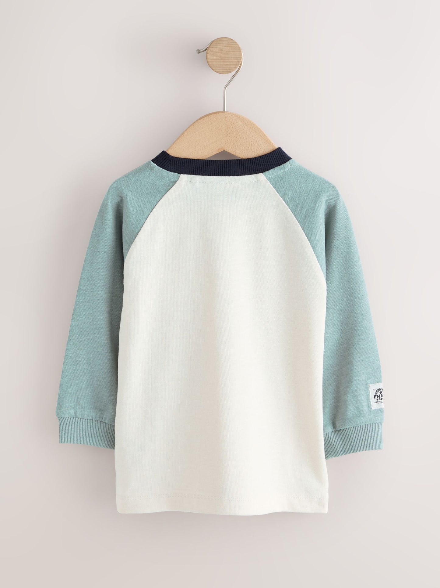 Dsiney Kidz - Multi Navy Long Sleeve Raglan T-Shirts 3 Pack (3mths-7yrs) image 4
