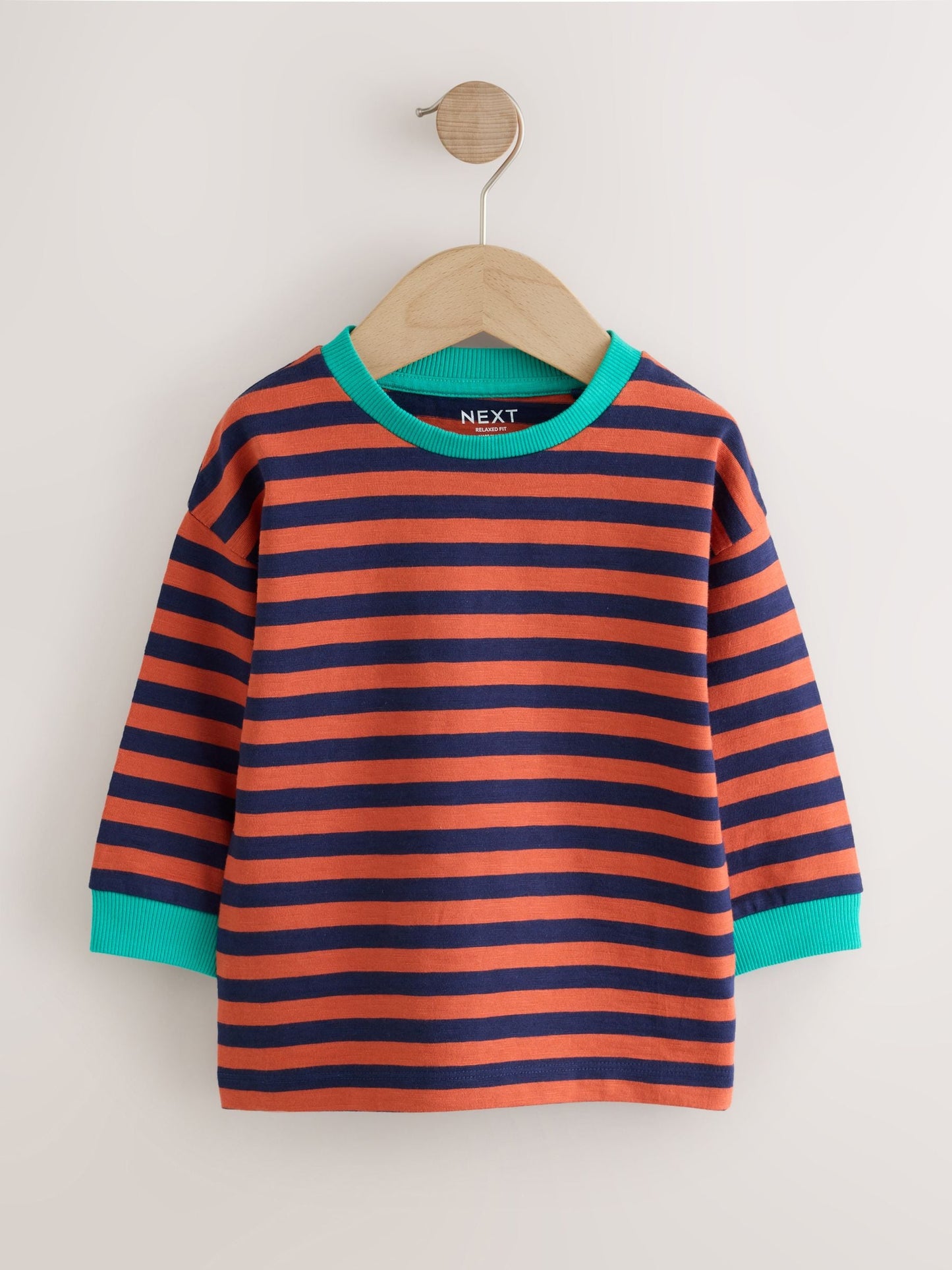 Dsiney Kidz - Red/Navy/Green Airplane Dog Long Sleeve Applique T-Shirts 3 Pack (3mths-7yrs) image 3
