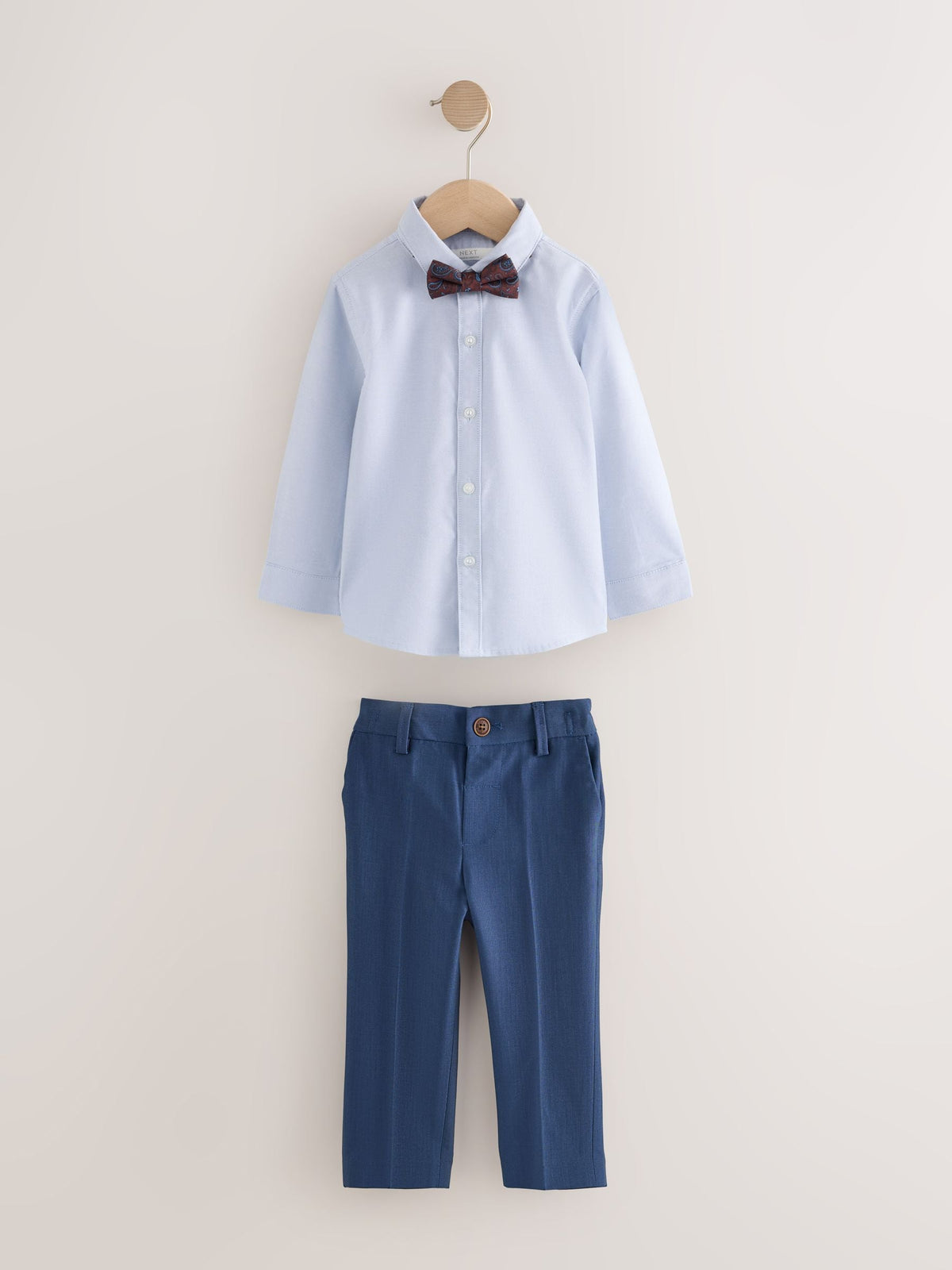 Dsiney Kidz - Navy Waistcoat Shirt Trousers & Bow Tie Set (3mths-9yrs) image 2
