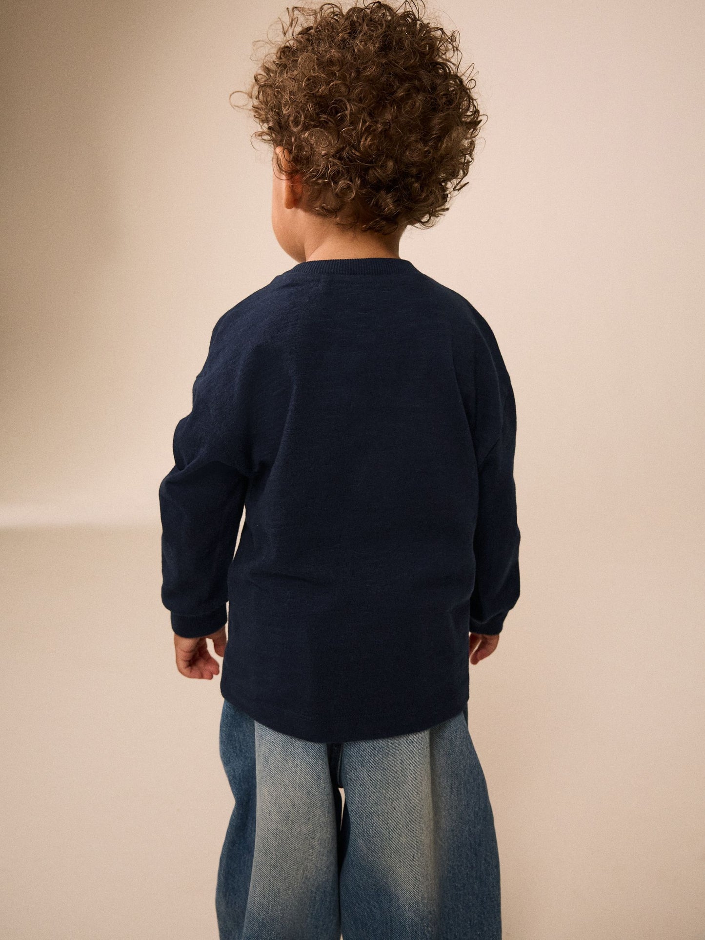 Dsiney Kidz - Dark Navy Safari Animal Long Sleeve Appliqué T-Shirt (3mths-7yrs) image 4