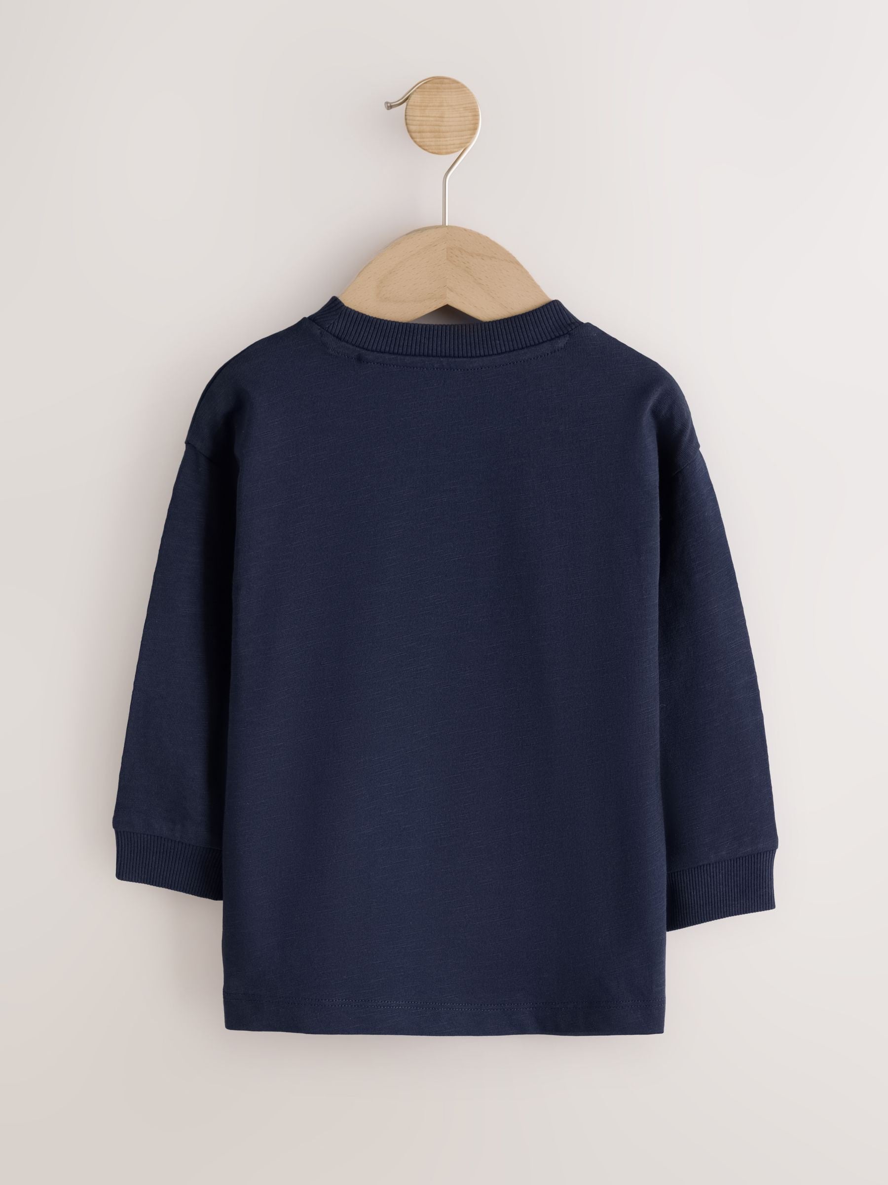 Dsiney Kidz - Dark Navy Safari Animal Long Sleeve Appliqué T-Shirt (3mths-7yrs) image 6