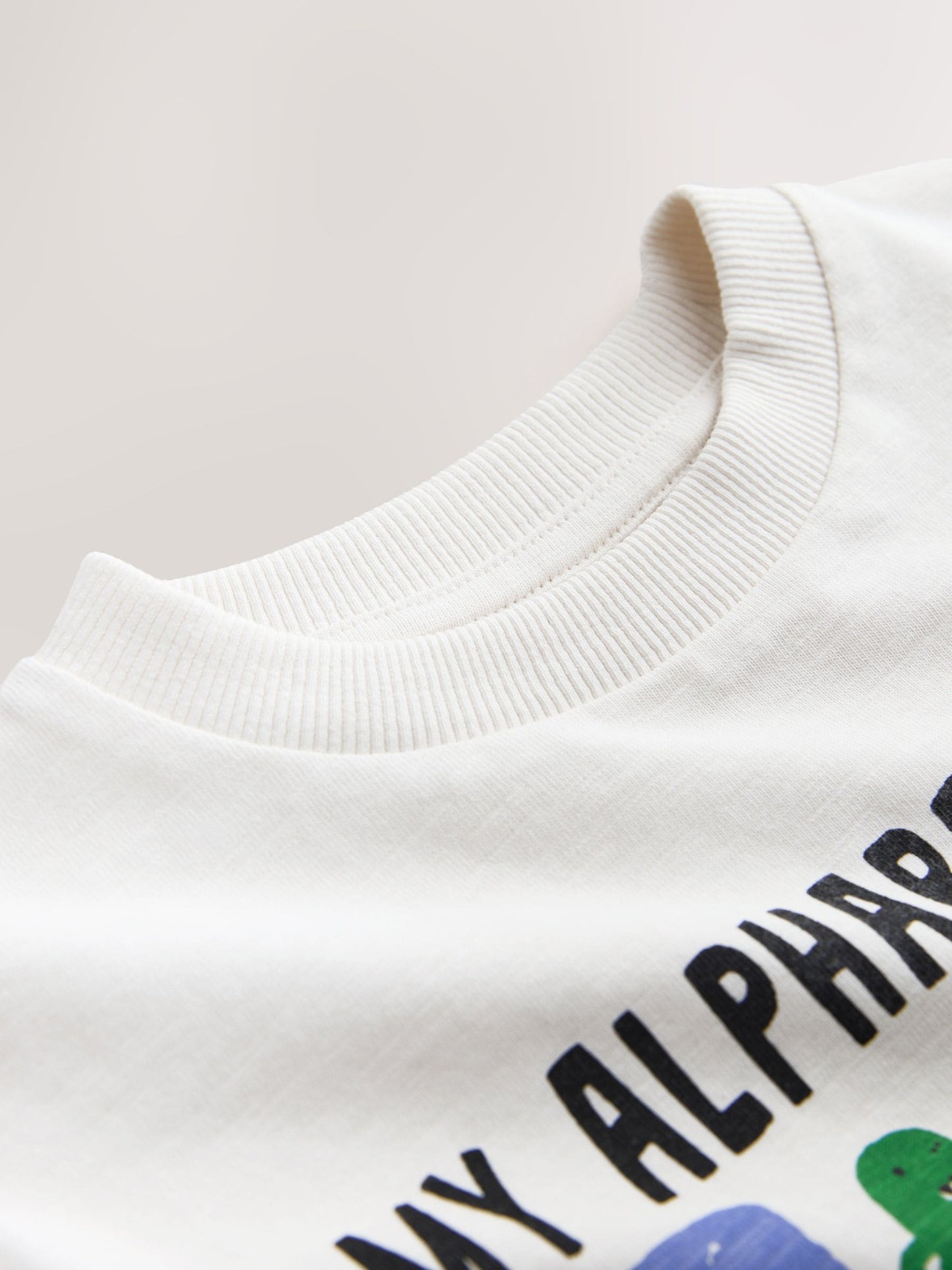 Dsiney Kidz - White Alphabet Long Sleeve Graphic T-Shirt (3mths-7yrs) image 8
