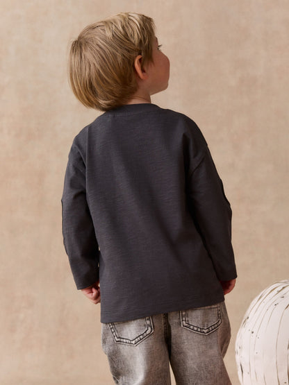 Dsiney Kidz - Charcoal Grey Halloween Character Long Sleeve Back Graphic T-Shirt (3mths-7yrs) image 3