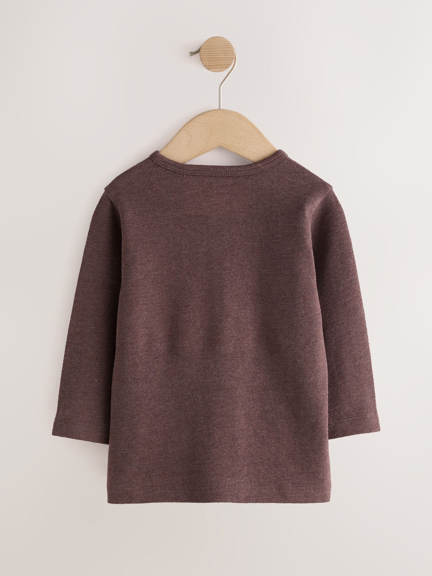 Dsiney Kidz - Brown Long Sleeve Henley Neck T-Shirt (3mths-7yrs) image 2