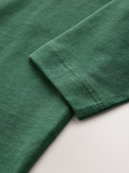 Dsiney Kidz - Bottle Green Racecar Long Sleeve Embroidered T-Shirt (3mths-7yrs) image 4