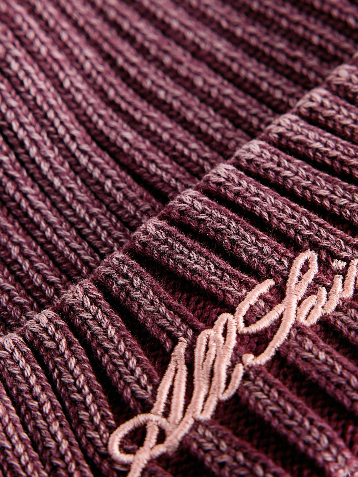 smALLSAINTS Pink Underground Knitted Logo Beanie - image 6