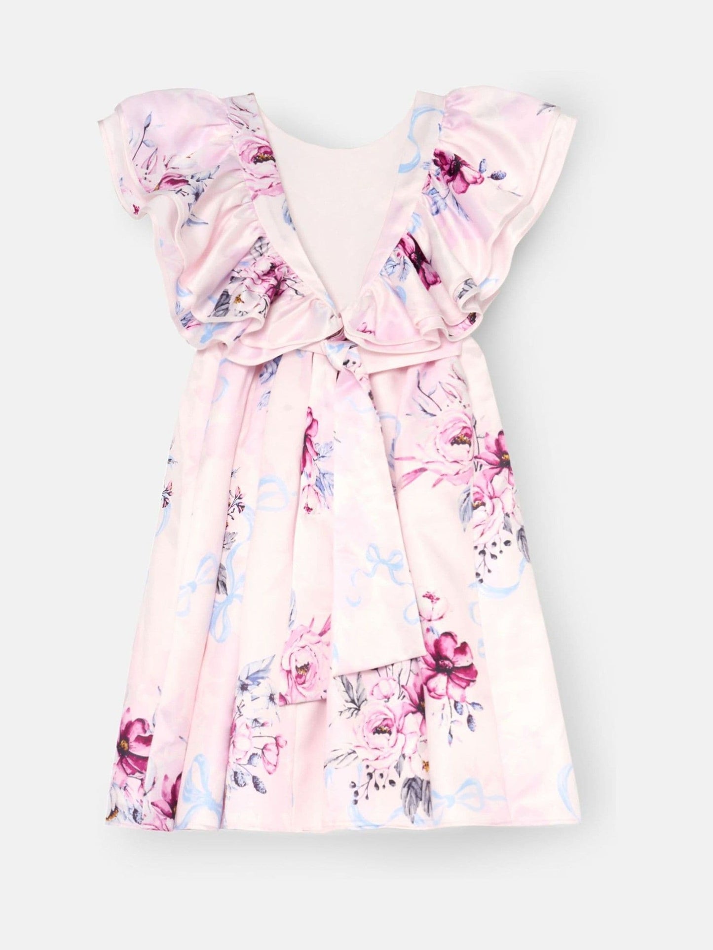 Angel & Rocket White Emillie Print Fill Sleeve Dress image 7