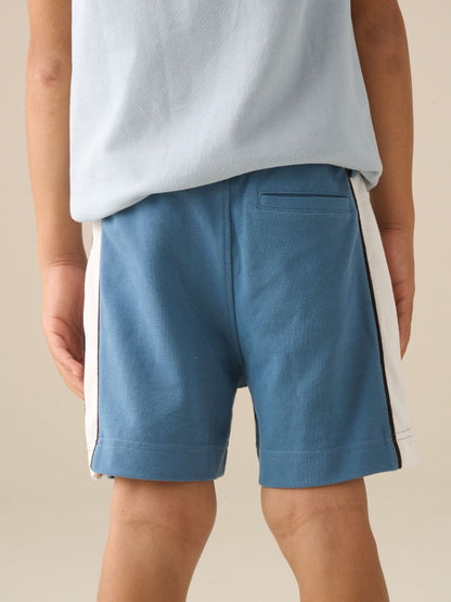Dsiney Kidz - Angel & Rocket Blue Asher Blocked Pique Shorts image 3