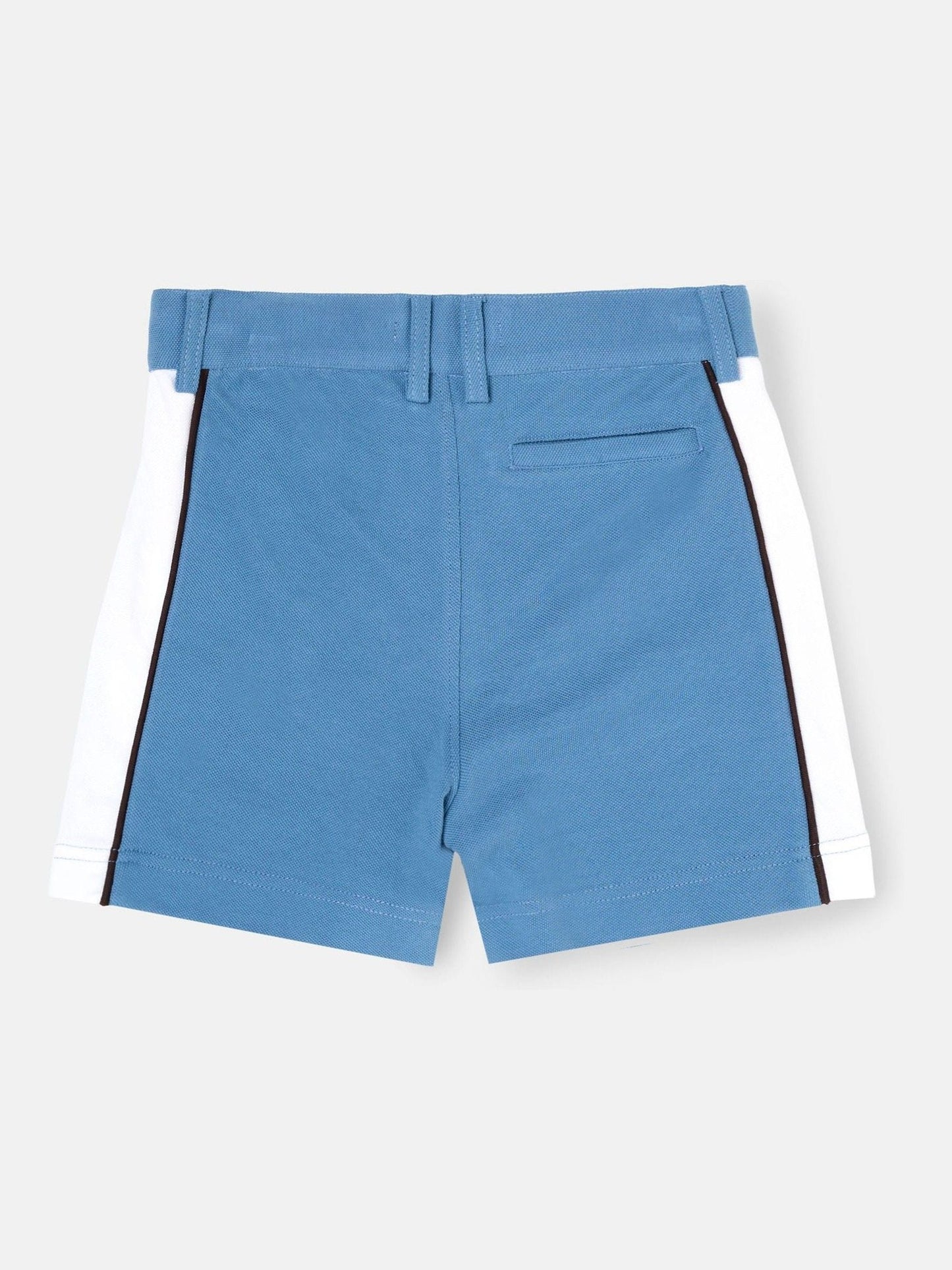 Dsiney Kidz - Angel & Rocket Blue Asher Blocked Pique Shorts image 6