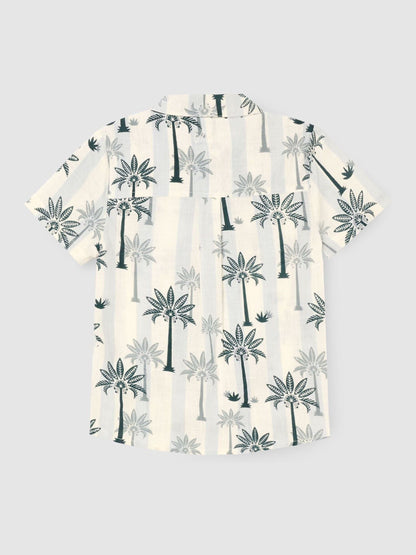 Dsiney Kidz - Angel & Rocket Blue Jamie Palm Stripe SS Shirt image 7