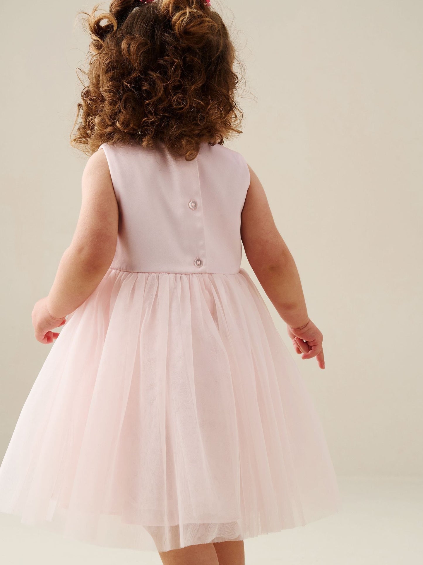 Angel & Rocket Pink Juno Blush Flower Waist Dress image 3