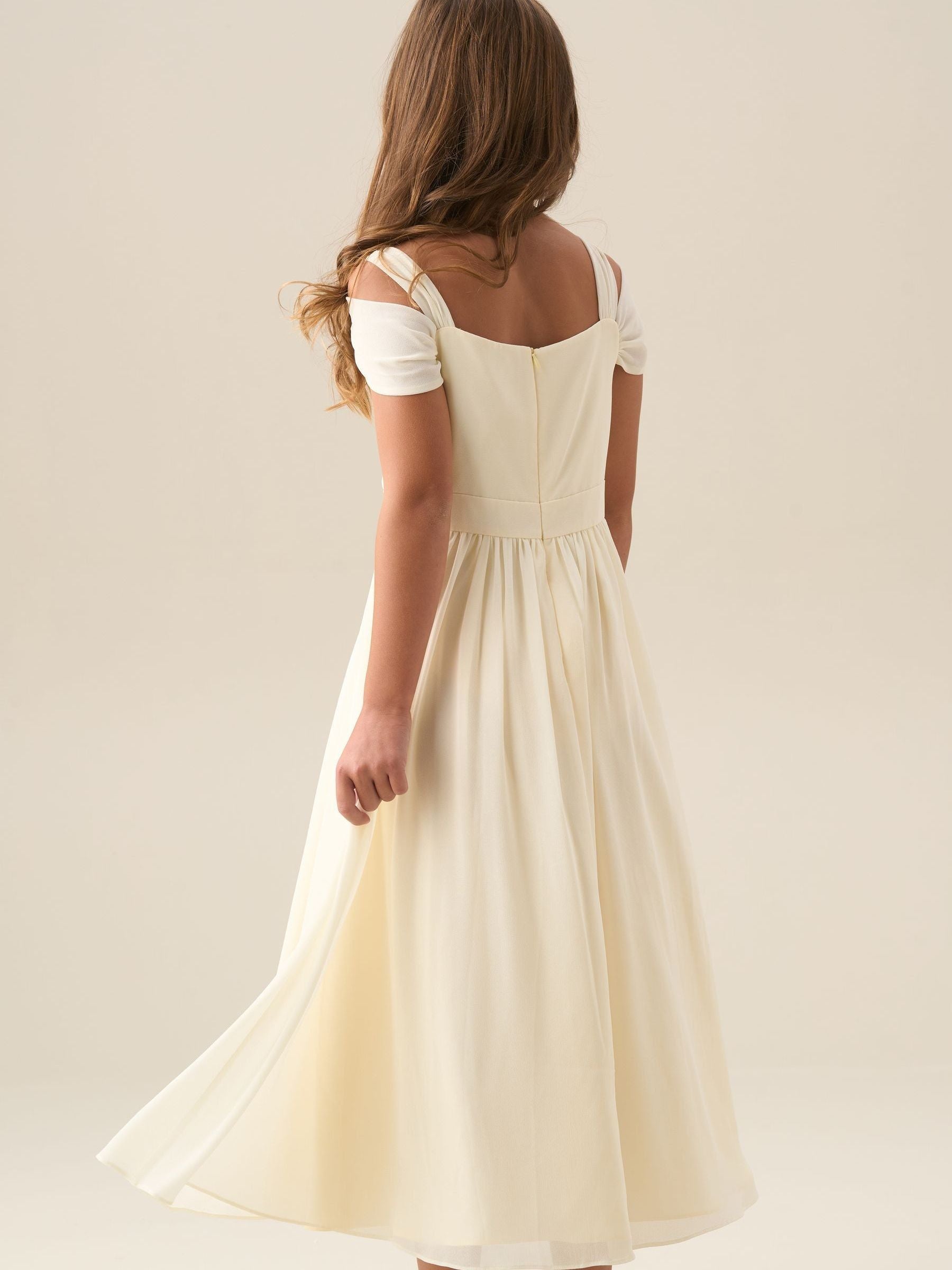 Angel & Rocket Yellow Lena Maxi Dress image 3