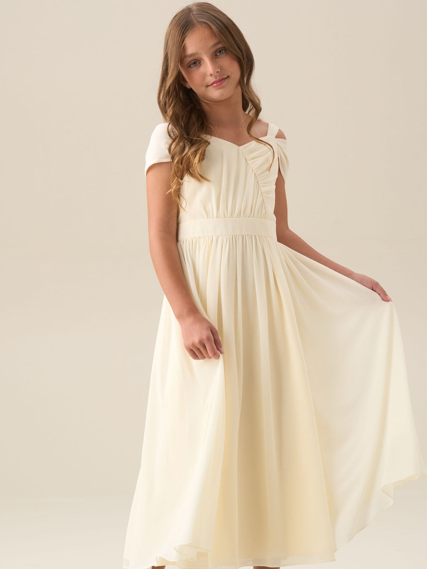 Angel & Rocket Yellow Lena Maxi Dress image 4