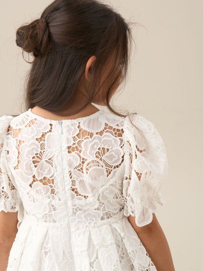 Angel & Rocket White Maeva Lace Dress image 4