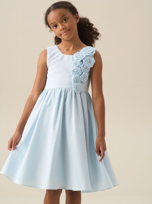 Dsiney Kidz - Angel & Rocket Blue Niamh 3D Flower Corsage Dress image 1