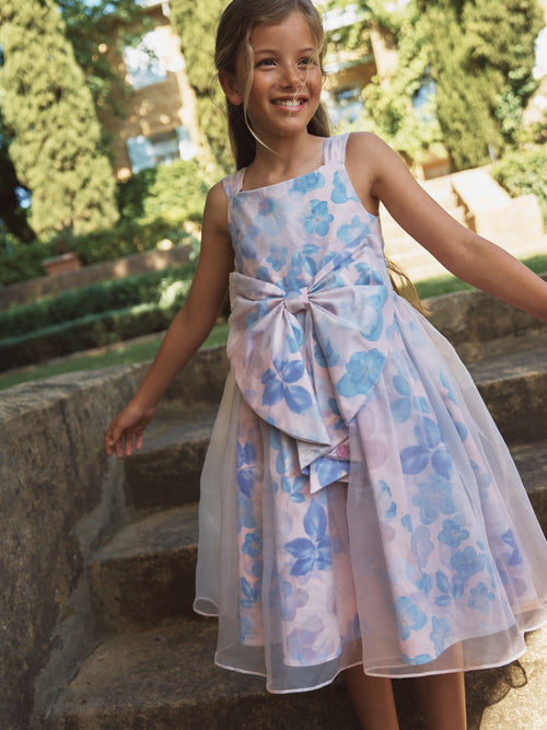 Dsiney Kidz - Angel & Rocket Pink Mia Bow Waist Dress image 1