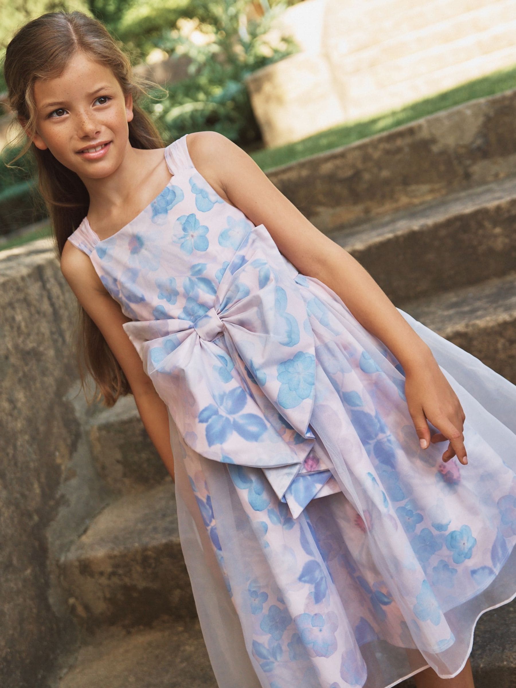 Angel & Rocket Pink Mia Bow Waist Dress image 11