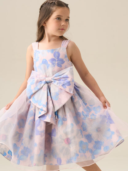 Angel & Rocket Pink Mia Bow Waist Dress image 12