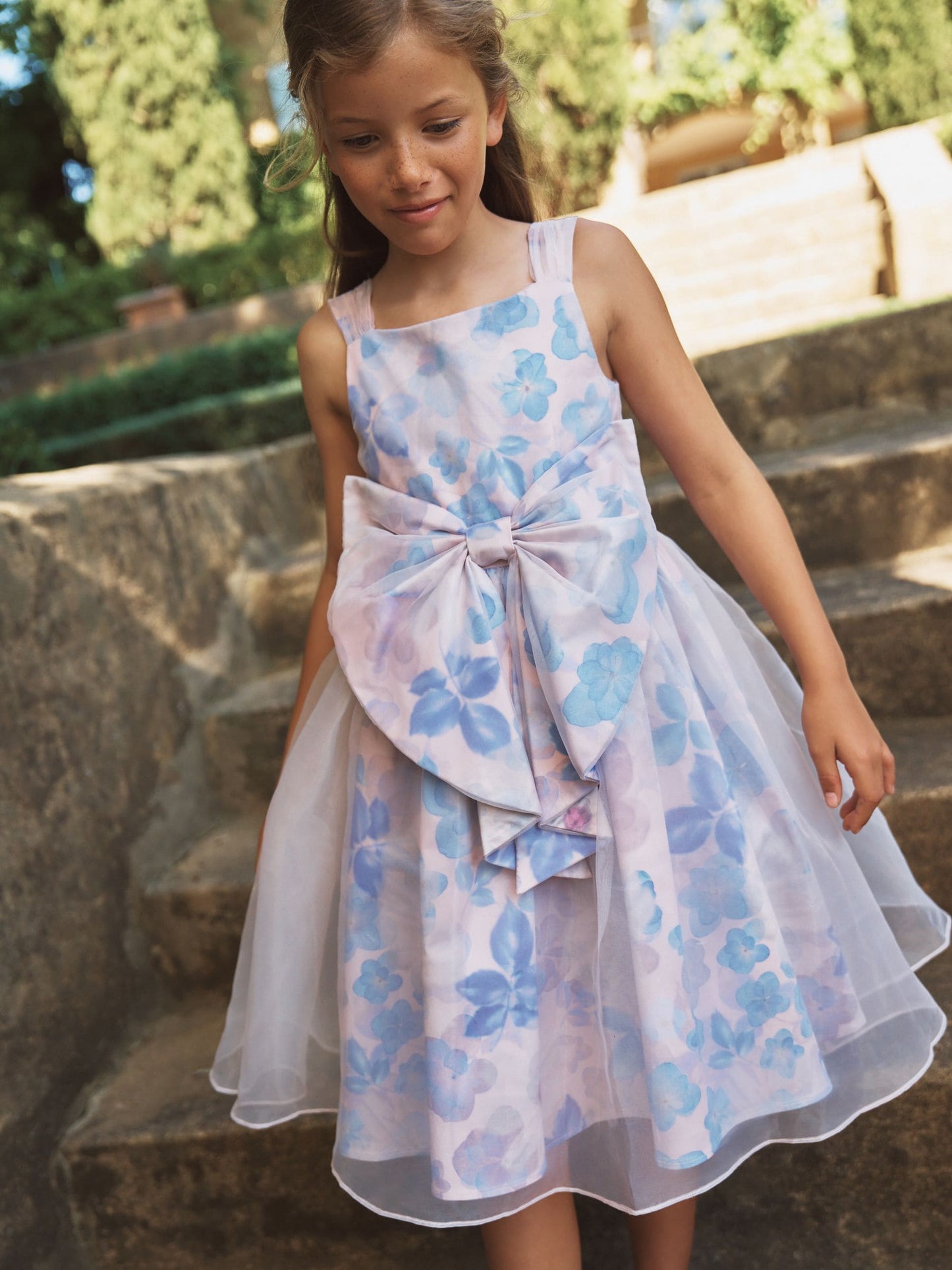 Angel & Rocket Pink Mia Bow Waist Dress image 3
