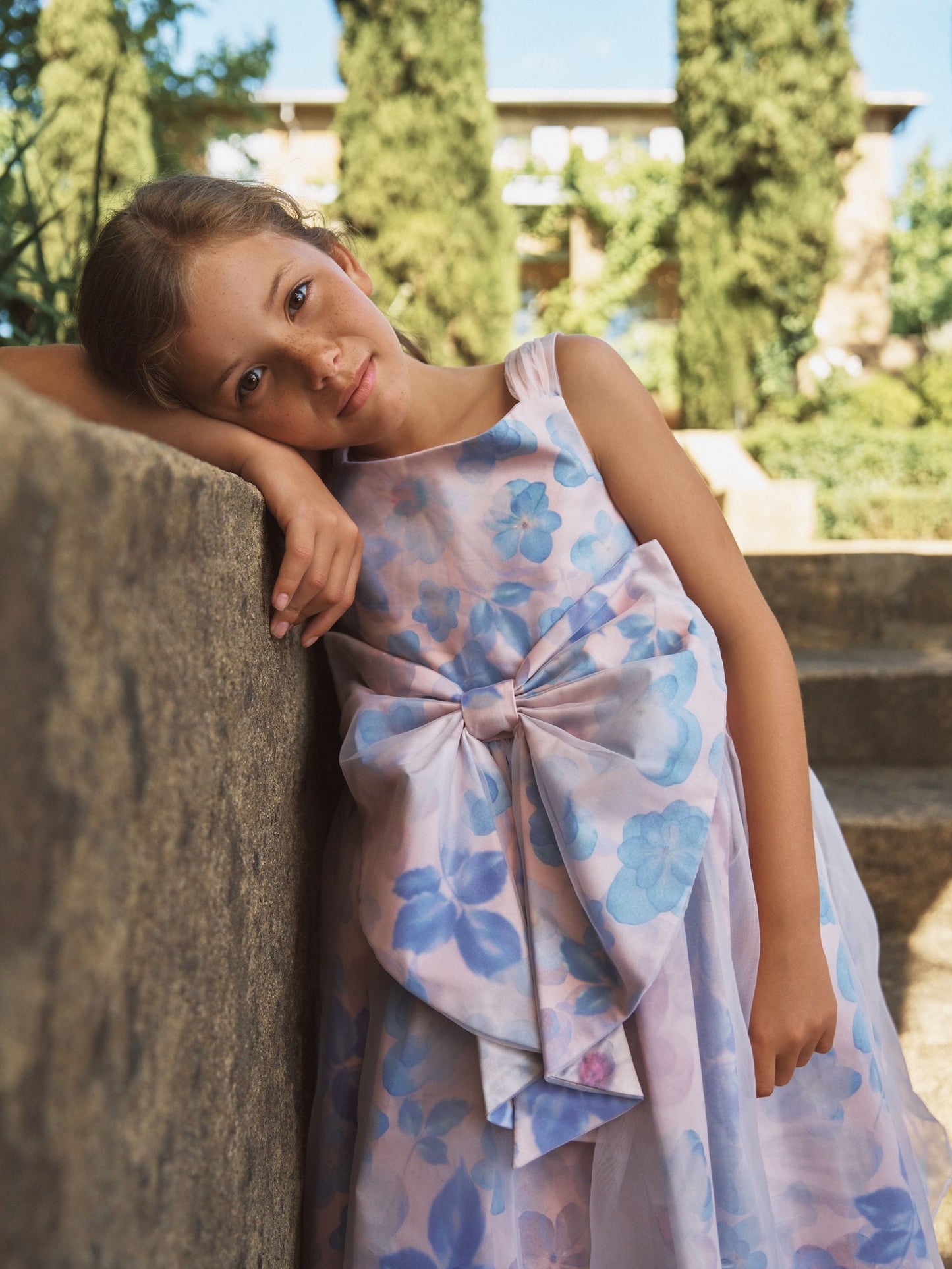 Angel & Rocket Pink Mia Bow Waist Dress image 6