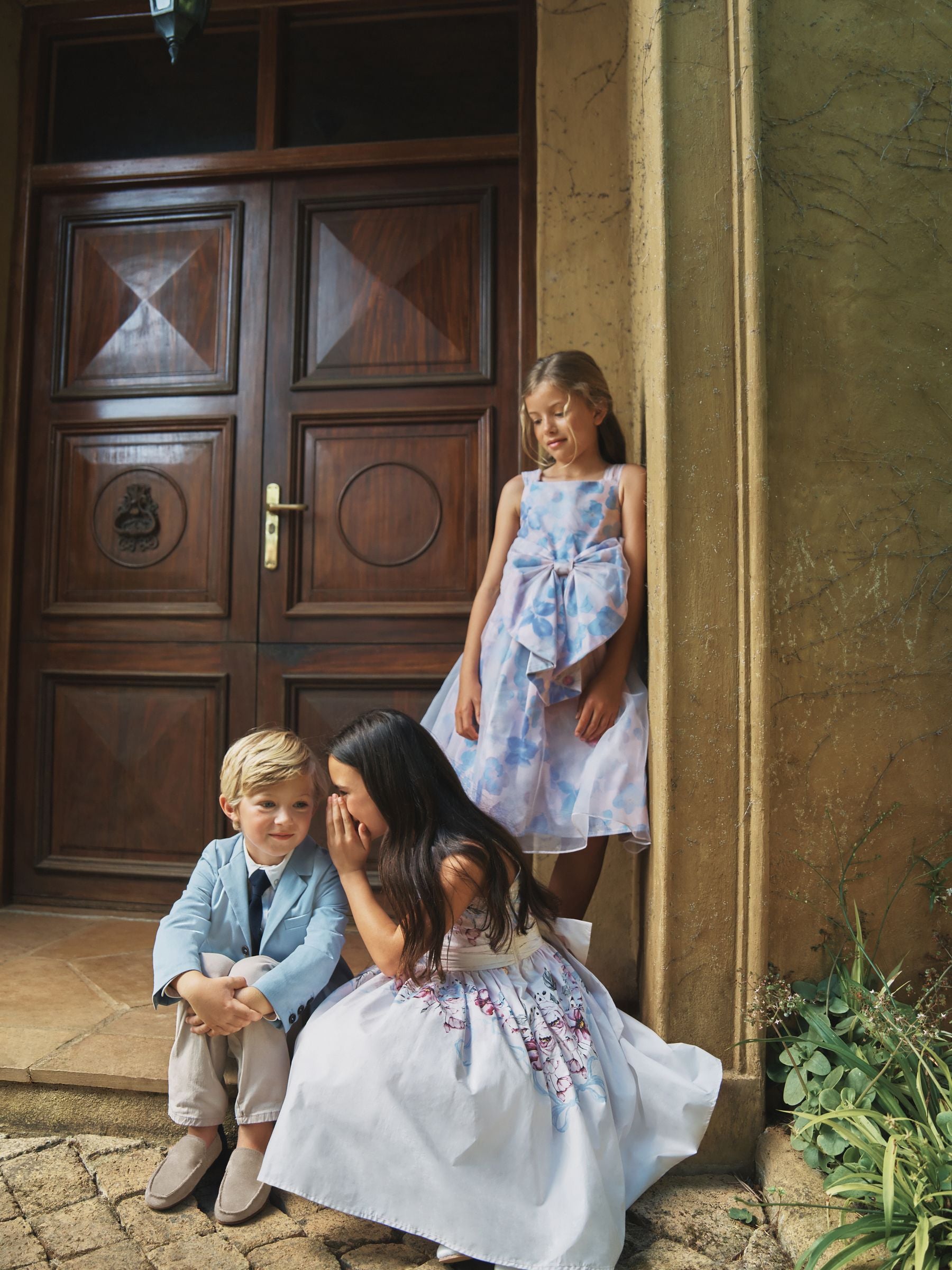 Angel & Rocket Pink Mia Bow Waist Dress image 7