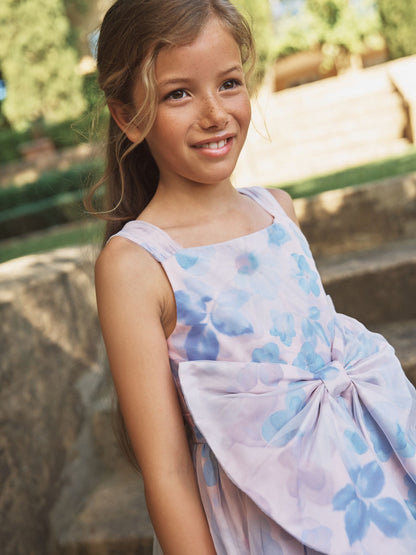 Angel & Rocket Pink Mia Bow Waist Dress image 8