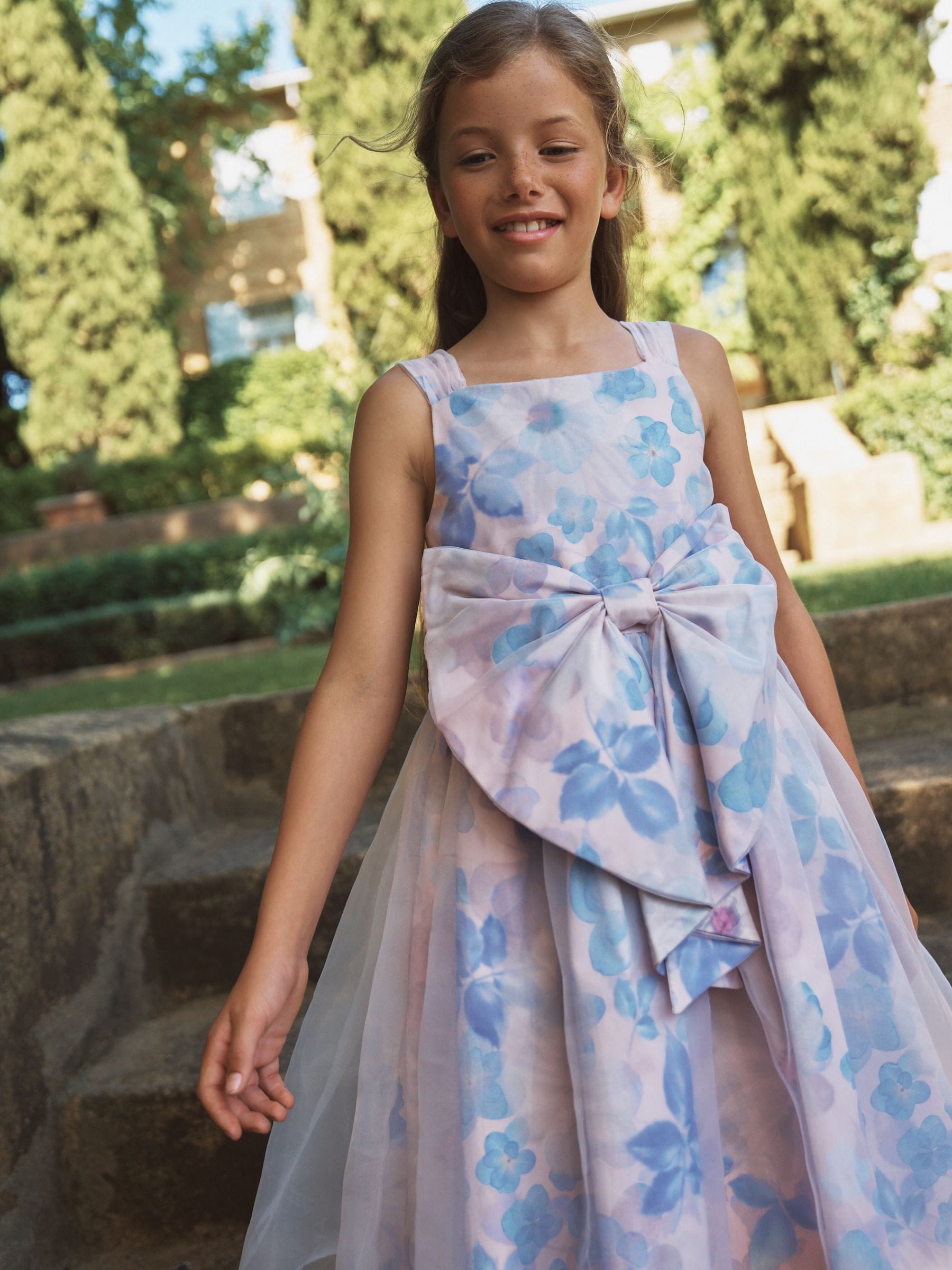 Angel & Rocket Pink Mia Bow Waist Dress image 9