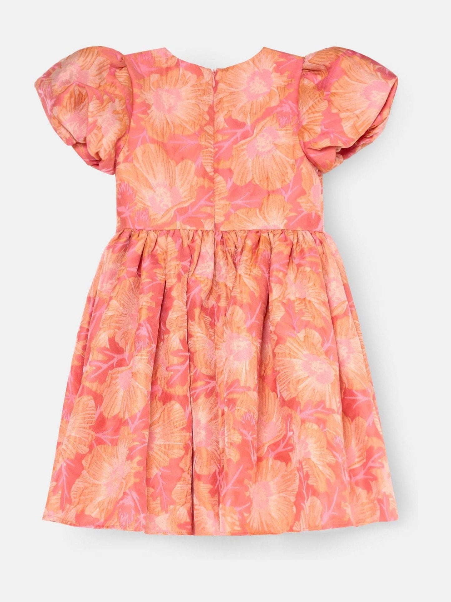 Angel & Rocket Pink Georgia Bow Jacquard Dress image 8