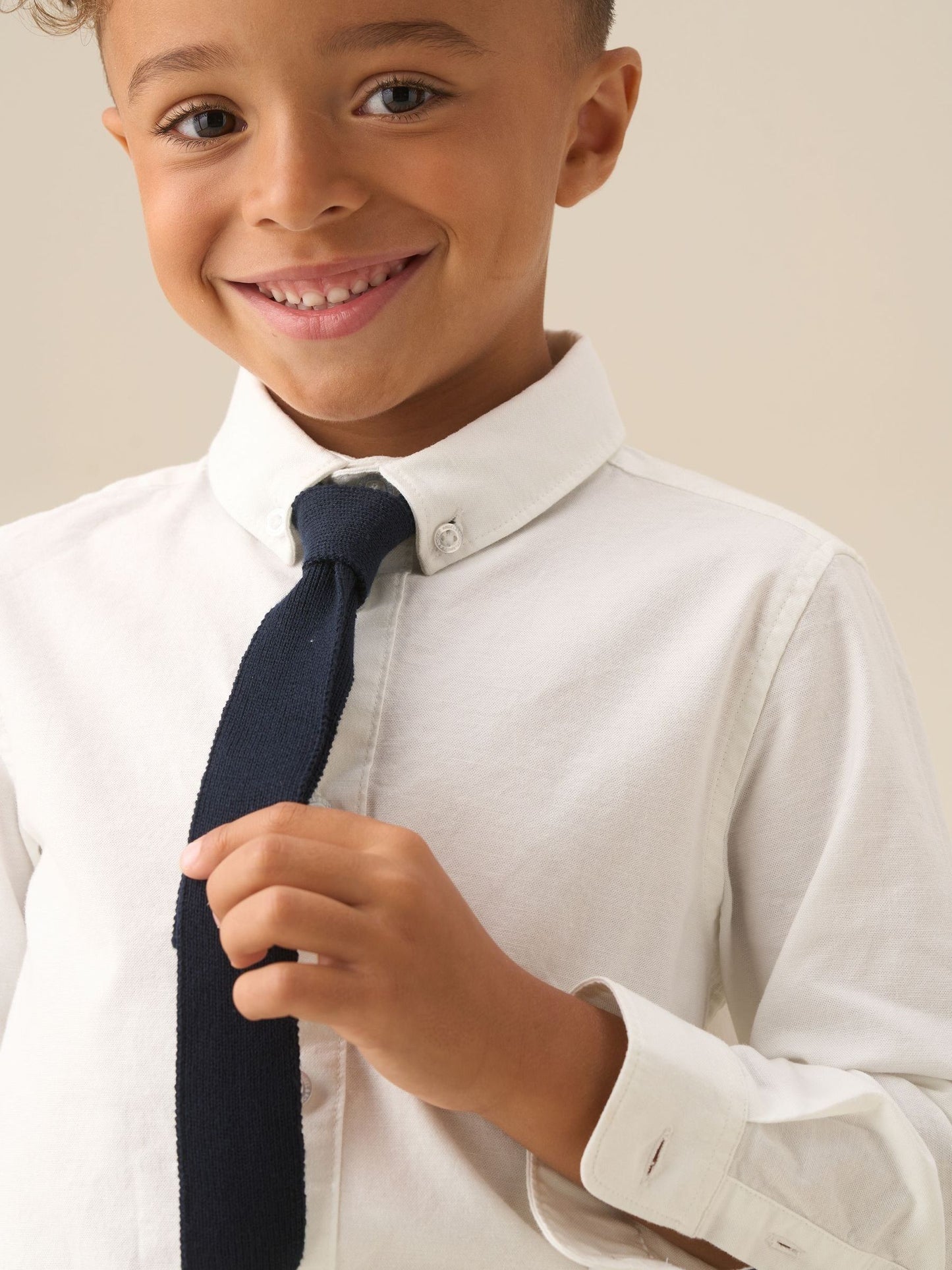 Dsiney Kidz - Angel & Rocket White Oscar Classic Oxford Shirt And Tie Set image 3