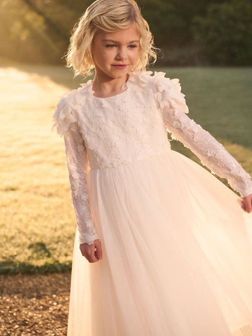 Dsiney Kidz - Angel & Rocket White Gabrielle Embellished Mesh Dress image 1