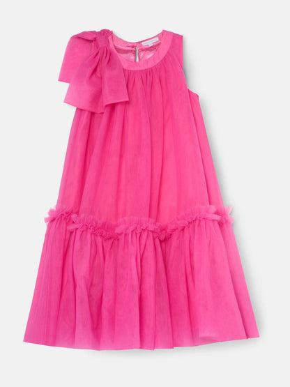 Angel & Rocket Pink Talullah Bow Shoulder Tulle Dress image 4