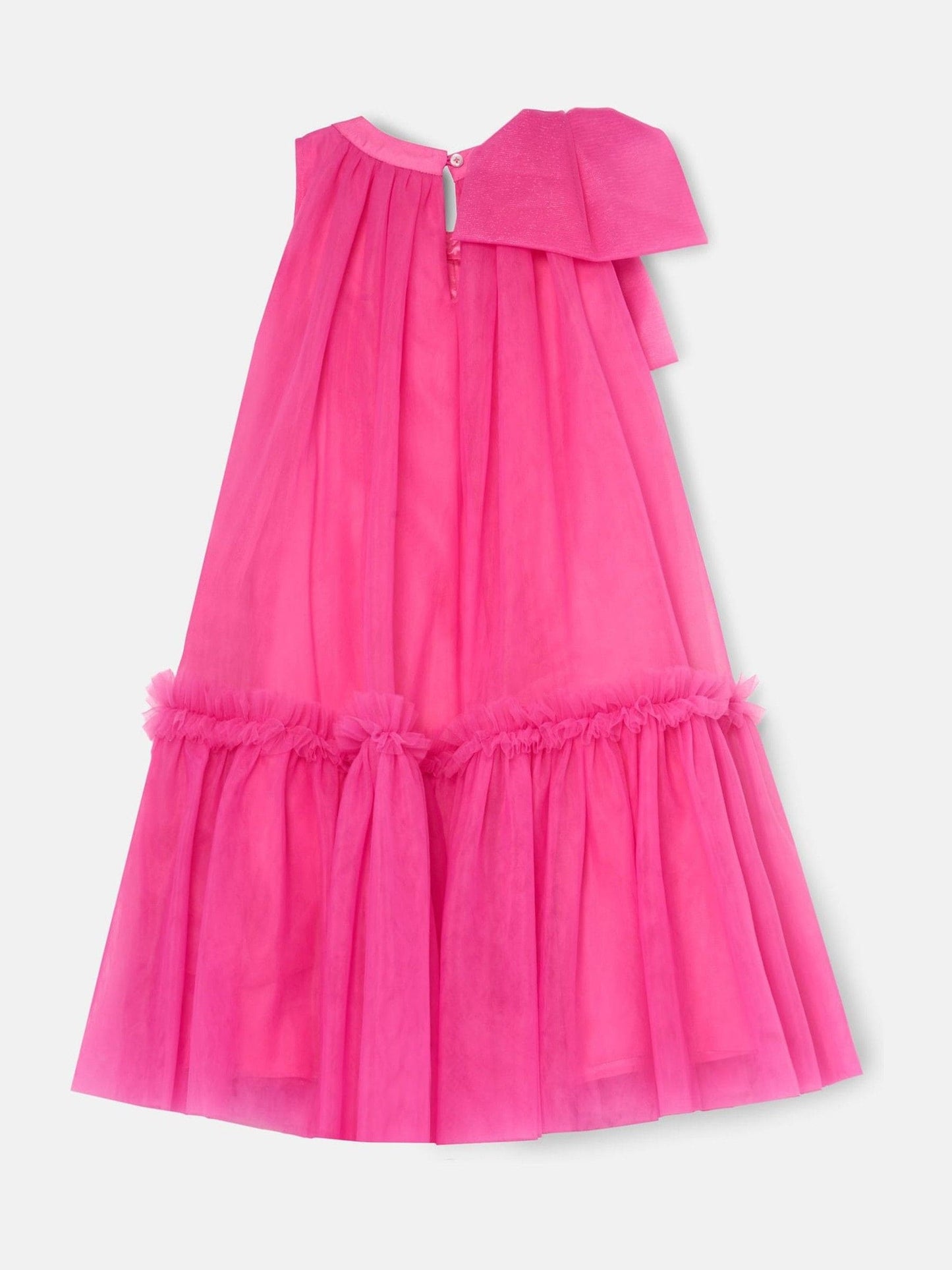 Angel & Rocket Pink Talullah Bow Shoulder Tulle Dress image 5