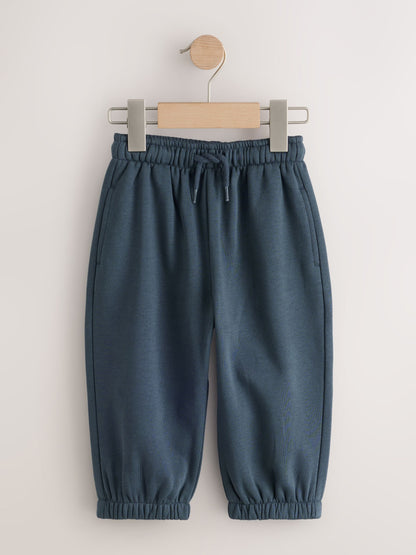 Dsiney Kidz - Blue/Navy Wide Cuffed Joggers 3 Pack (3mths-7yrs) image 3