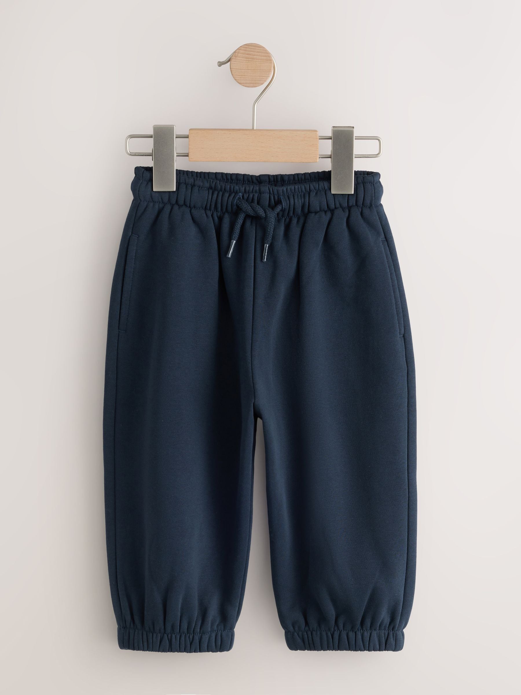 Dsiney Kidz - Blue/Navy Wide Cuffed Joggers 3 Pack (3mths-7yrs) image 5