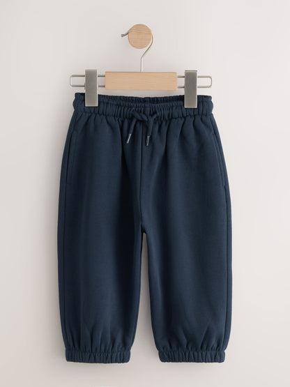 Dsiney Kidz - Blue/Navy Wide Cuffed Joggers 3 Pack (3mths-7yrs) image 5
