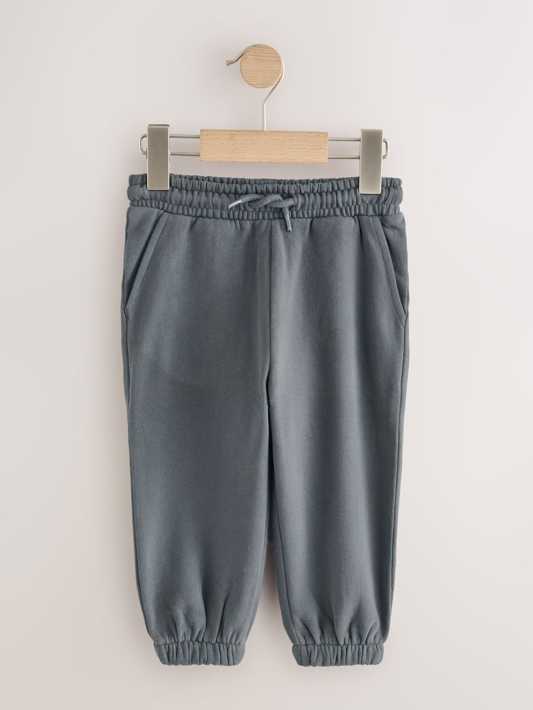 Dsiney Kidz - Black/Grey Regular Fit Soft Touch Jersey Joggers (3mths-7yrs) image 3