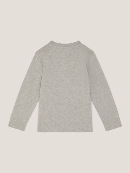 Dsiney Kidz - Monsoon Grey Snowboard Dinosaur Long Sleeve Top image 2