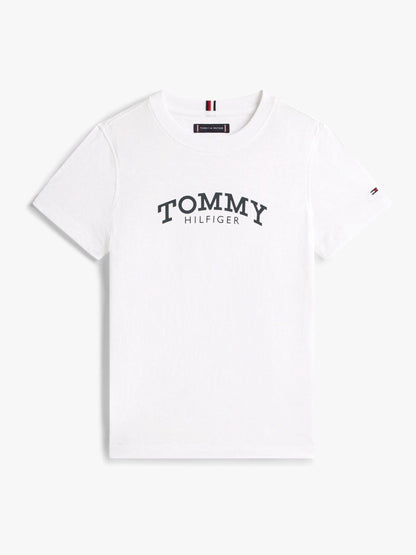Dsiney Kidz - Tommy Hilfiger White Logo Print T-Shirt image 5