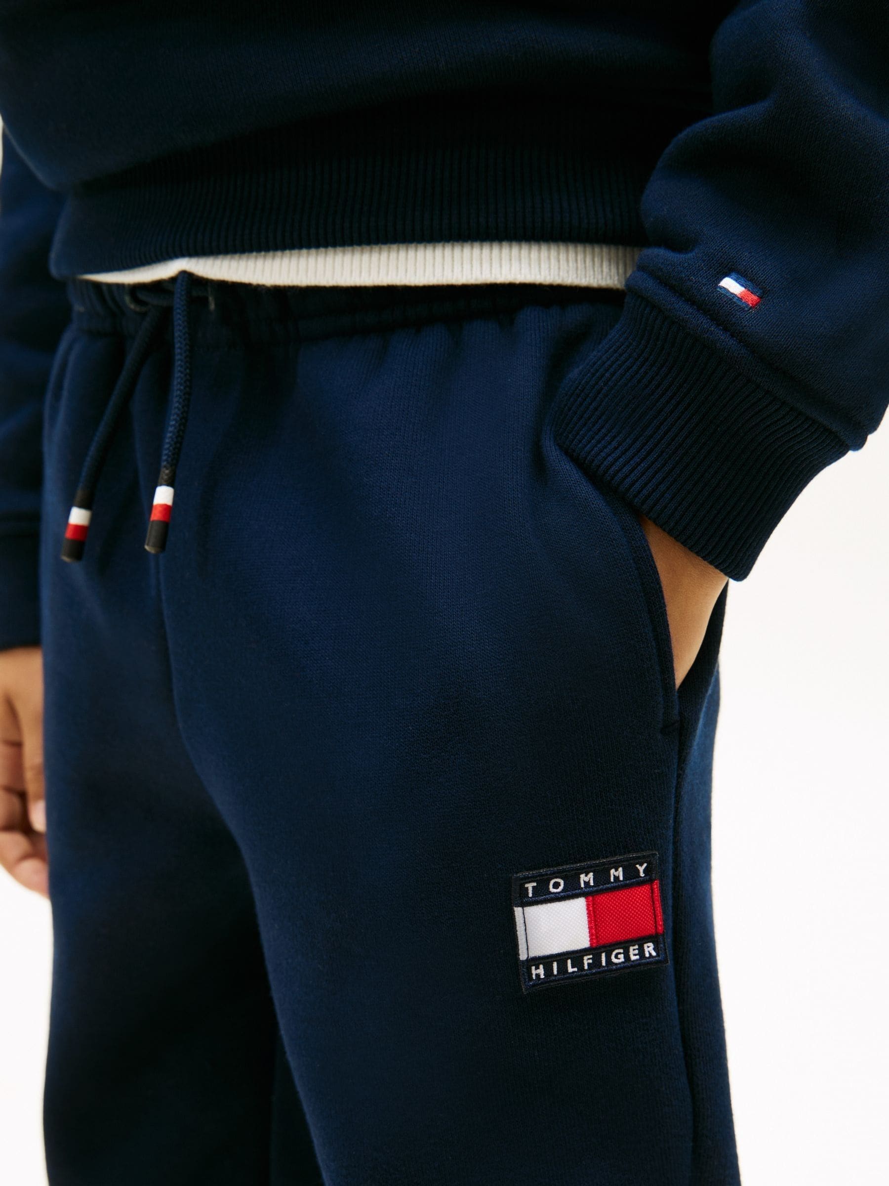 Tommy Hilfiger Blue Heritage Flag Sweatshirt And Joggers Set image 4