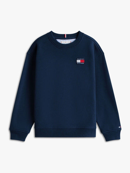 Tommy Hilfiger Blue Heritage Flag Sweatshirt And Joggers Set image 6