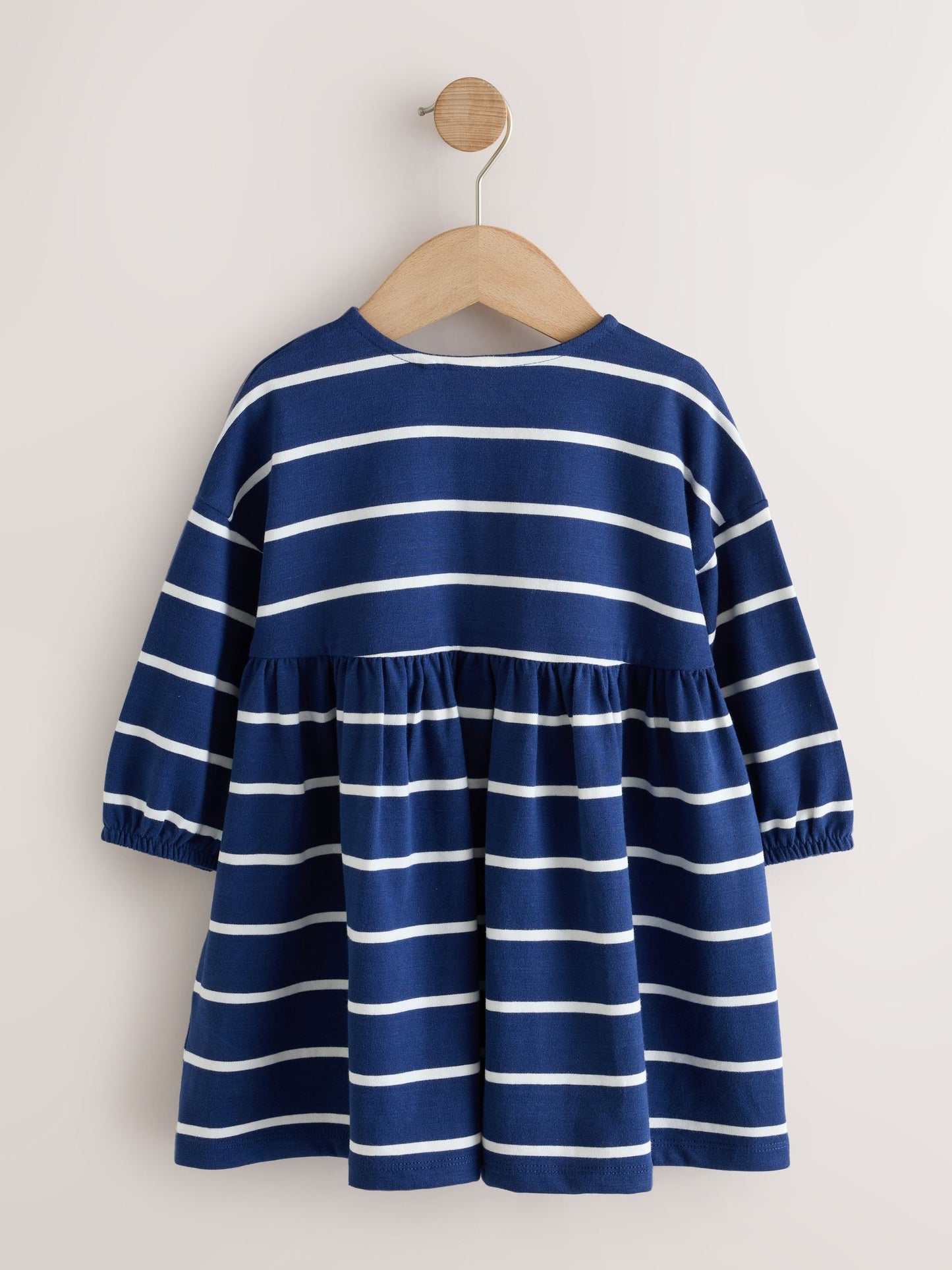 Dsiney Kidz - Navy Stripe Ladybird Long Sleeve Jersey Dress (3mths-7yrs) image 6