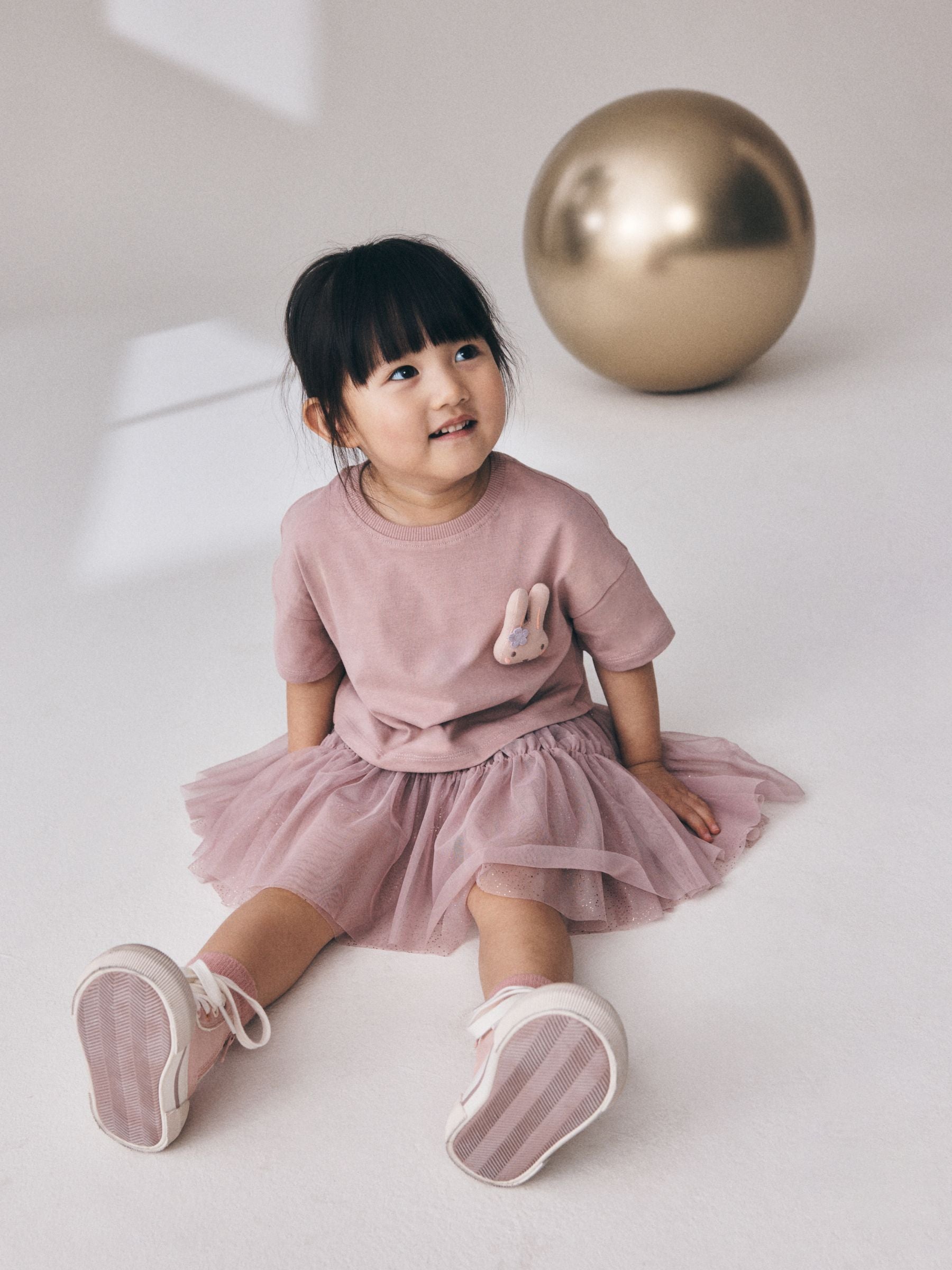 Pink Padded Bunny Short Sleeve Top and Tutu Skirt Set (3mths-7yrs) image 2