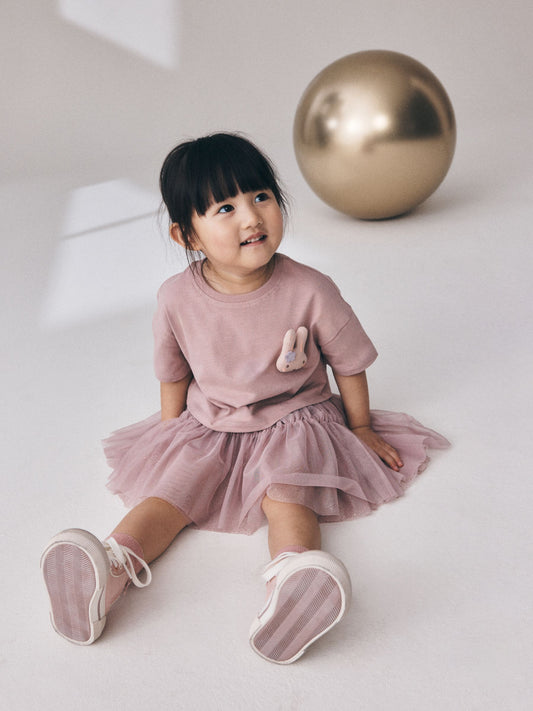 Dsiney Kidz - Pink Padded Bunny Short Sleeve Top and Tutu Skirt Set (3mths-7yrs) image 2