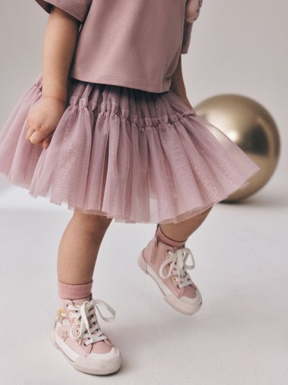 Pink Padded Bunny Short Sleeve Top and Tutu Skirt Set (3mths-7yrs) image 4