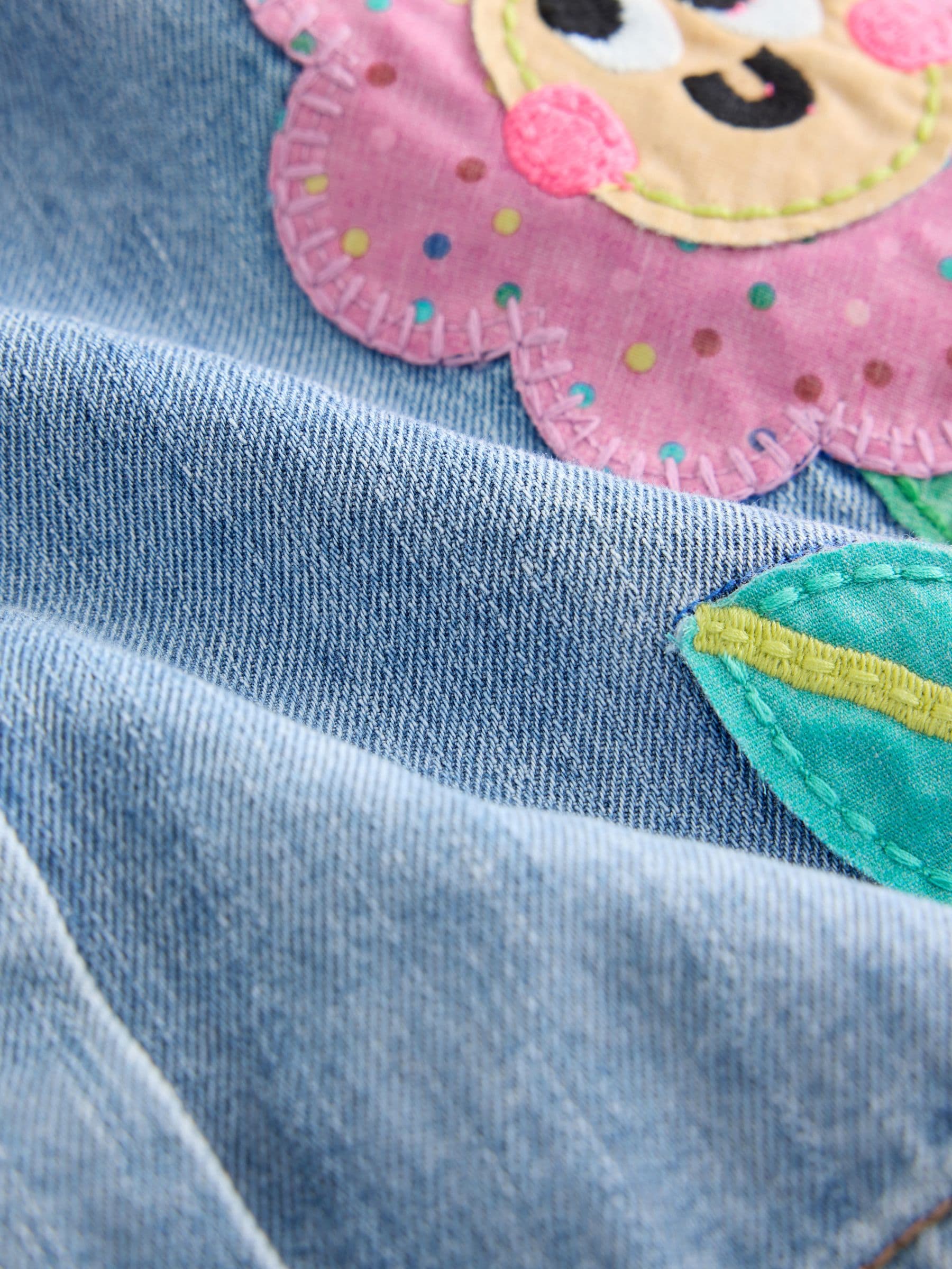 Dsiney Kidz - Blue Denim Long Sleeve Dress (3mths-8yrs) image 9