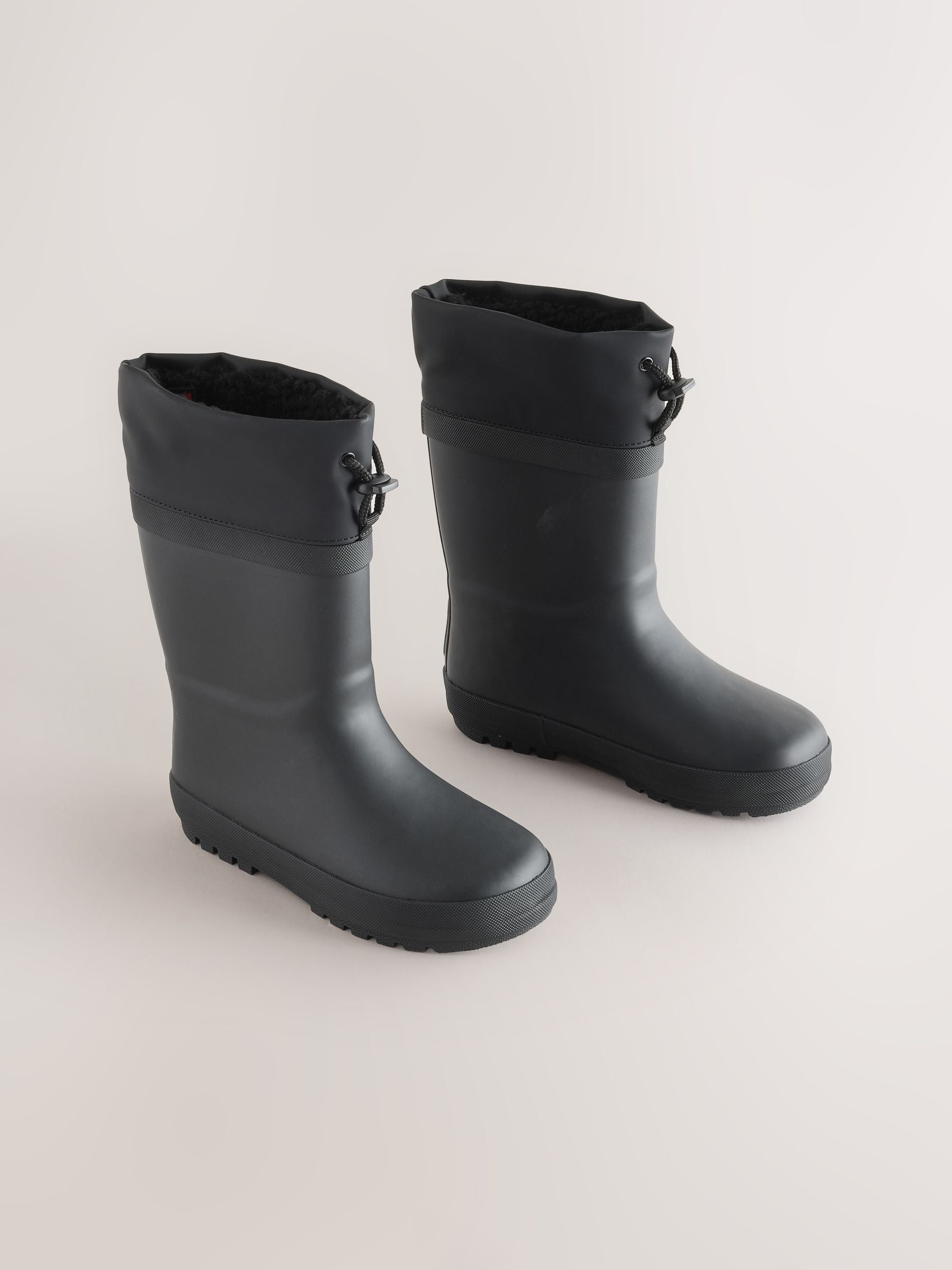 Black Adjustable Cuff Wellies image 1