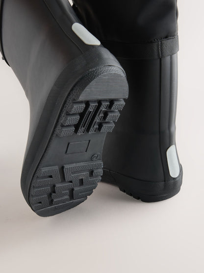 Black Adjustable Cuff Wellies image 3
